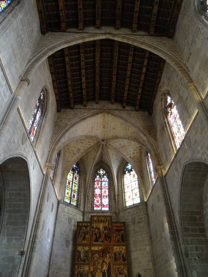 The 14th Century Saint Agatha chapel in MUHBA, Barcelona