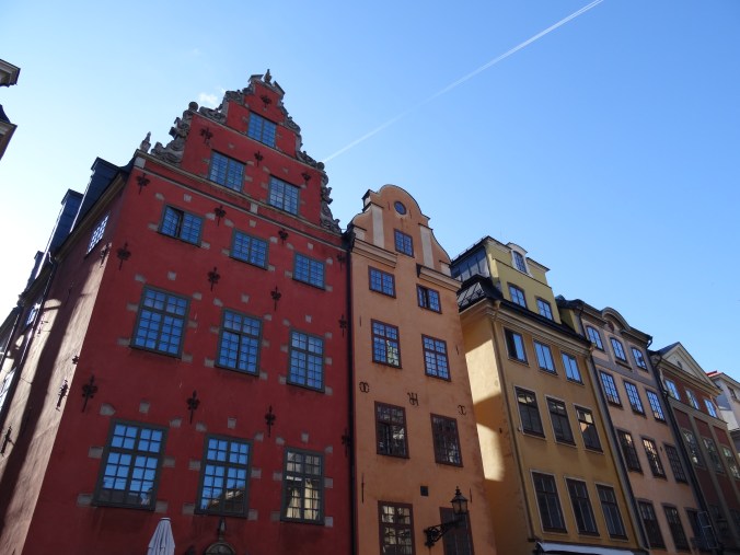 Colourful houses in Gamla Stan, Stockholm