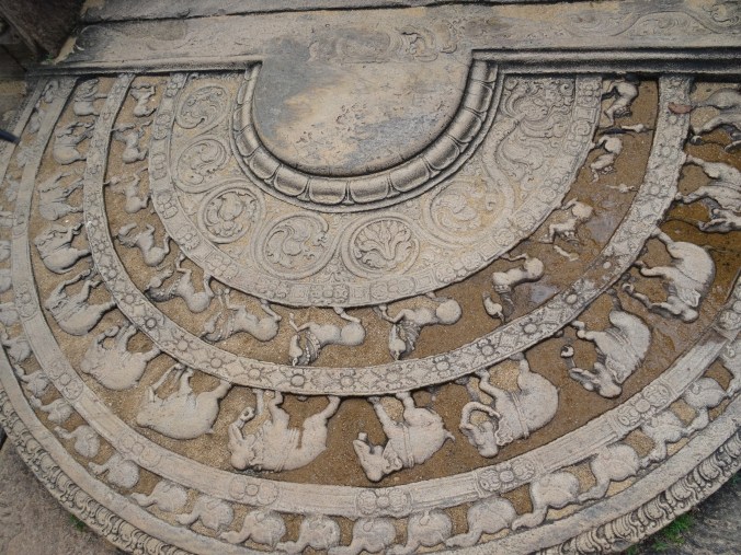 A moonstone in the Quadrangle, Polonnaruwa