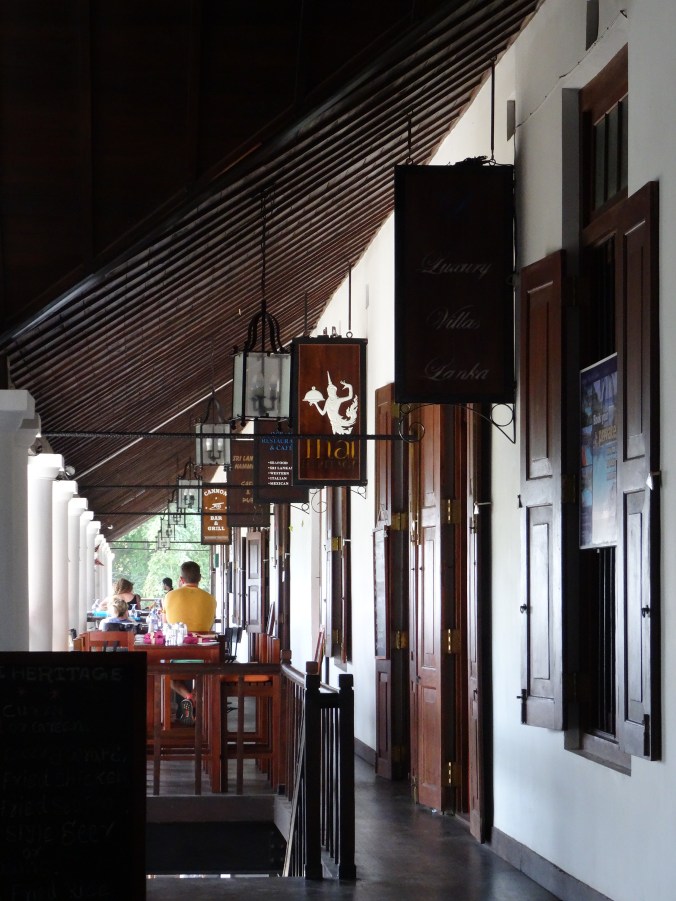 Shops inside the Dutch Hospital in Galle Fort
