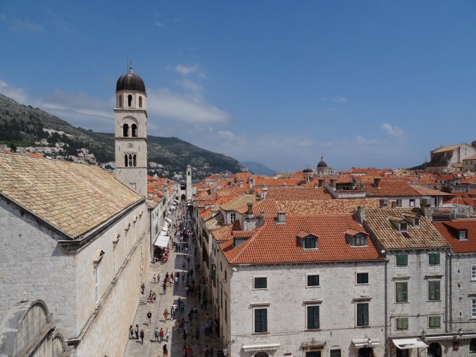 Dubrovnik Old Town from the walls