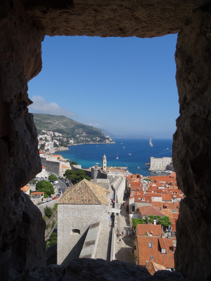 The view from Minceta Fortress on Dubrovnik city walls