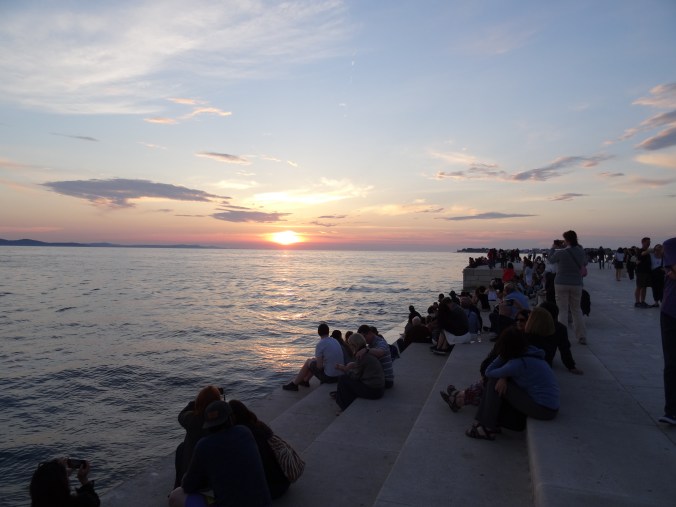 Sunset over Zadar