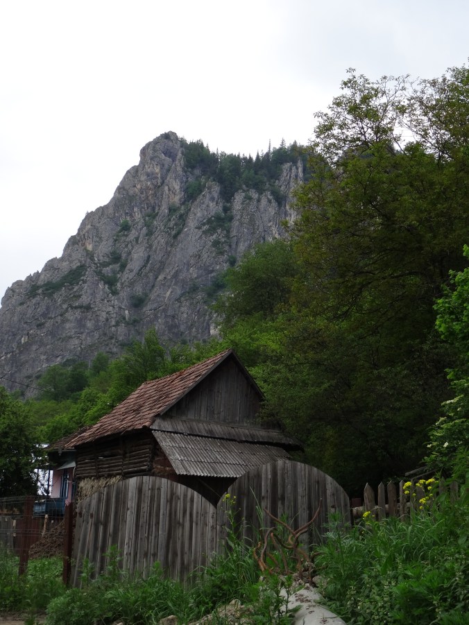 Towering peak in the Bicaz Gorges