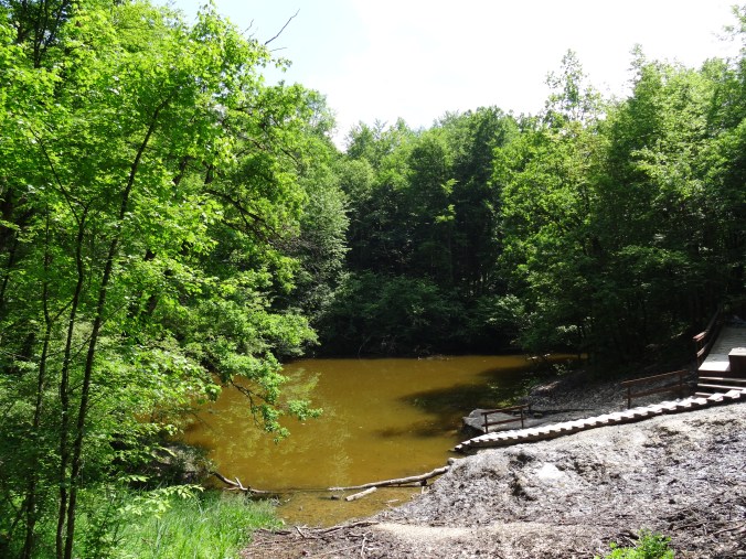 Heliothermic lake, Sovata, Romania