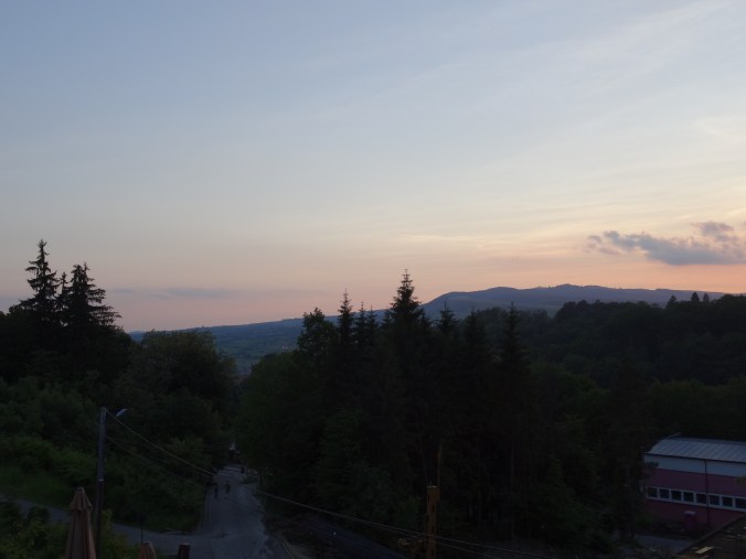 Sunset over Sovata, Romania