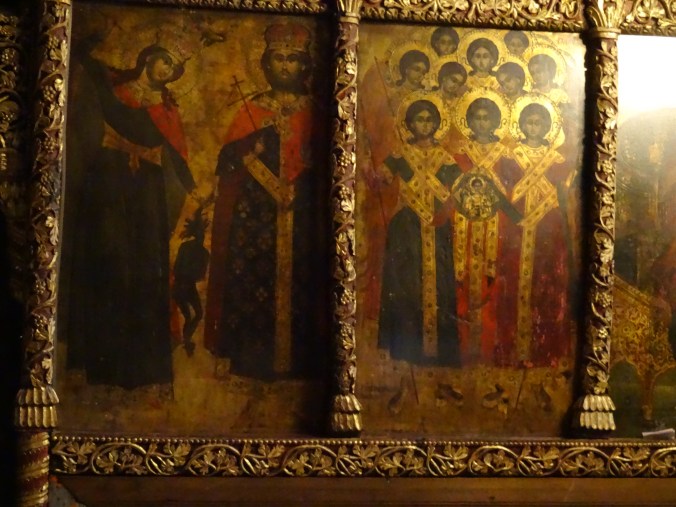 Icons in St Naum Monastery
