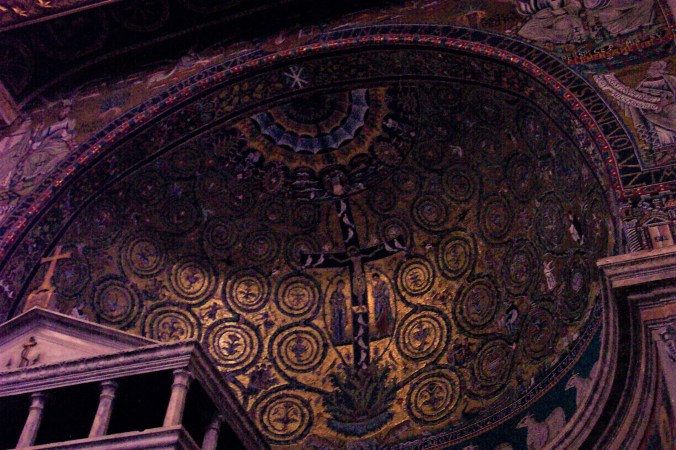 The apse mosaics of San Clemente in Laterano, Rome