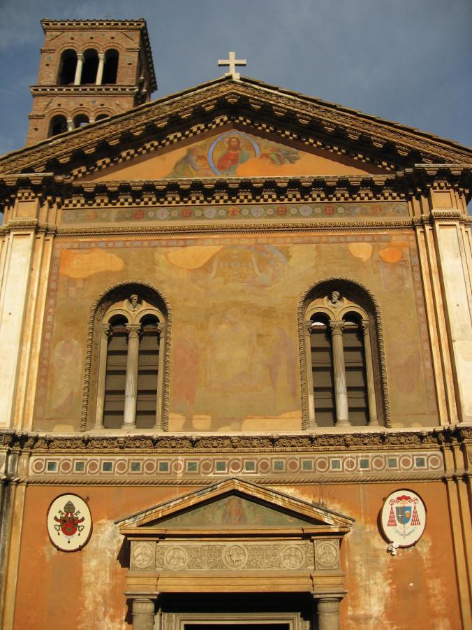 The facade of Santa Pudenziana, Rome