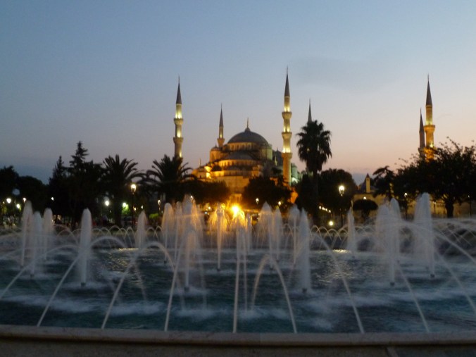The Blue Mosque, Istanbul at sunset