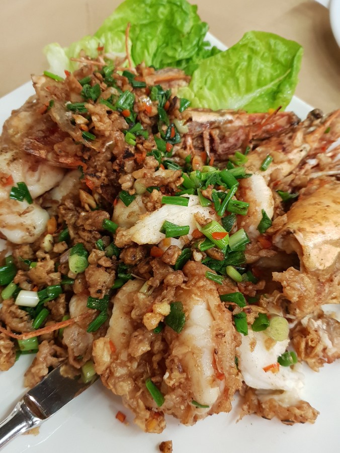 Mantis shrimp at Orkid Ria, Pantai Cenang, Langkawi