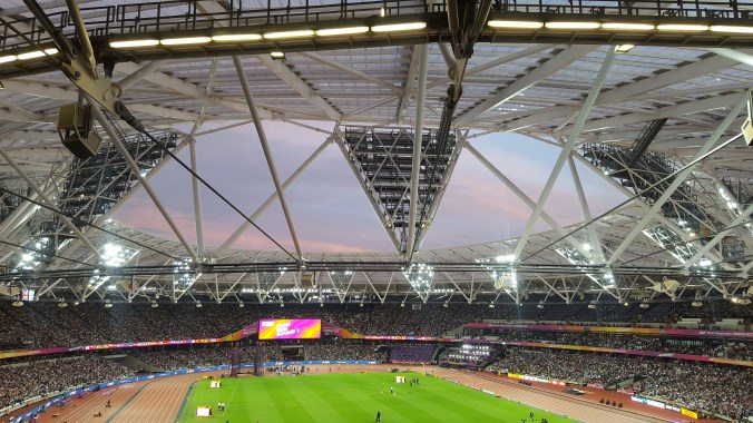 London hosting the World Athletics Championships in the Olympic Stadium