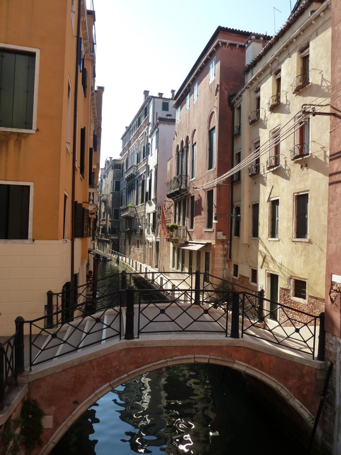 Venice's bridges and narrow streets