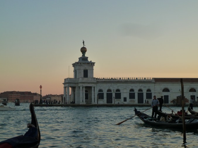Sunset over Venice's waterways