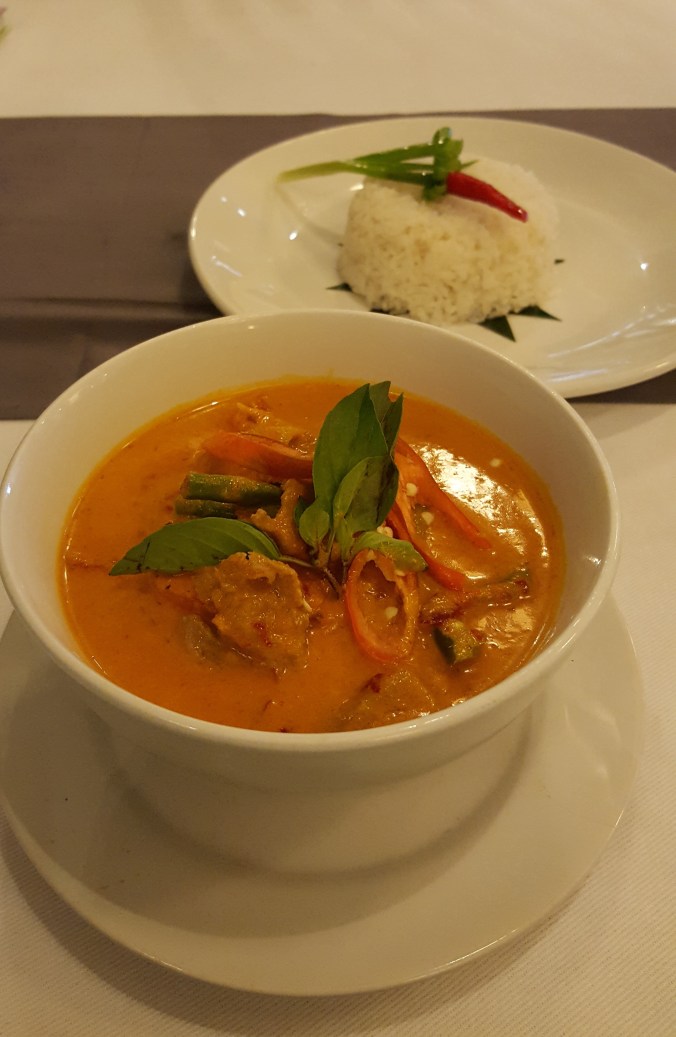 Khmer curry at the Cyclo d'Angkor Boutique Hotel, Siem Reap