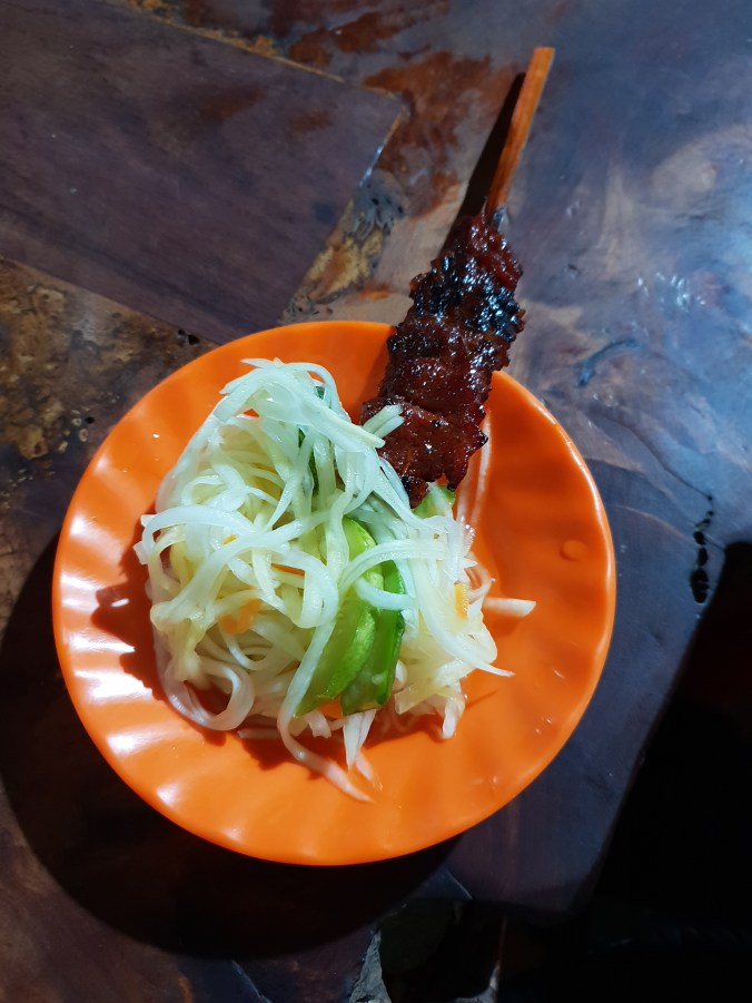 BBQ beef sticks in Siem Reap