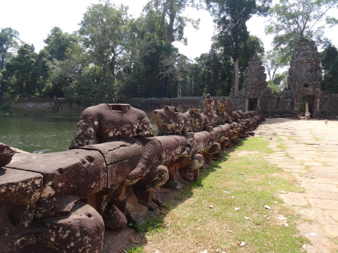 The Churning of the Ocean of Milk outside Preah Khan