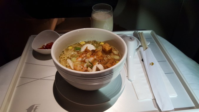Malaysia Airline egg noodles dine anytime