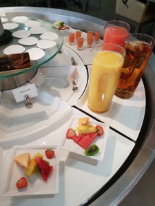Emirates business class lounge, Gatwick