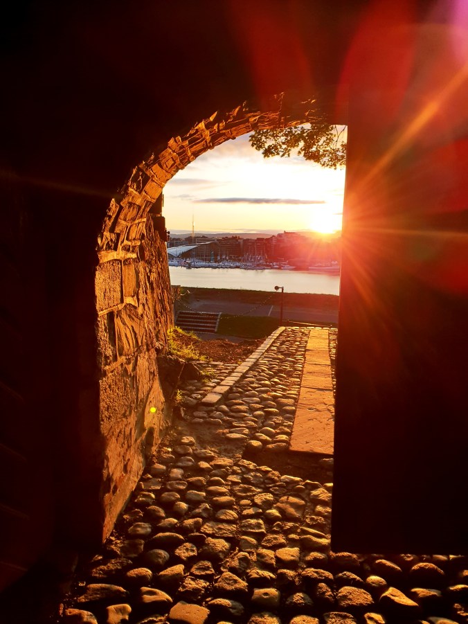 Sunset at Akershus Fortress, Oslo