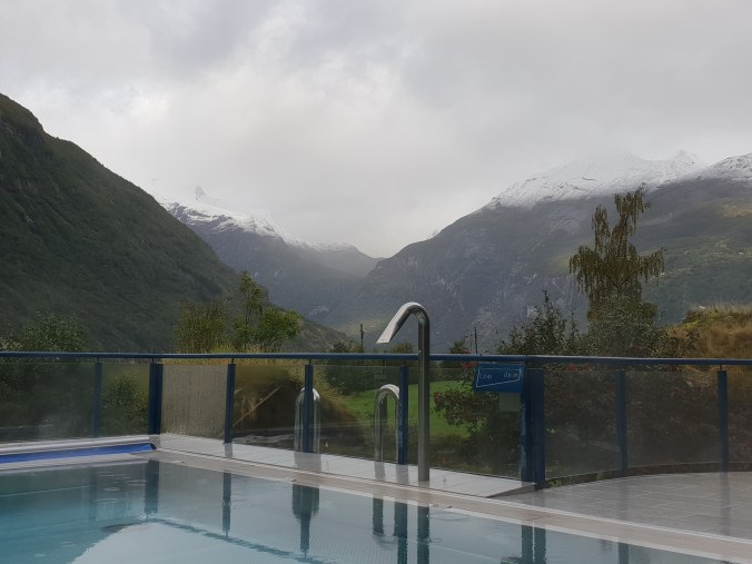 The view from the Hotel Union's pool