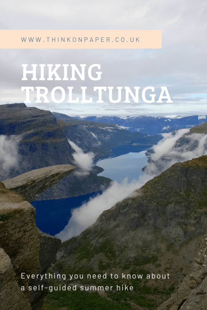 hiking trolltunga