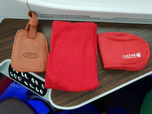 Qatar Airways business class amenity kit