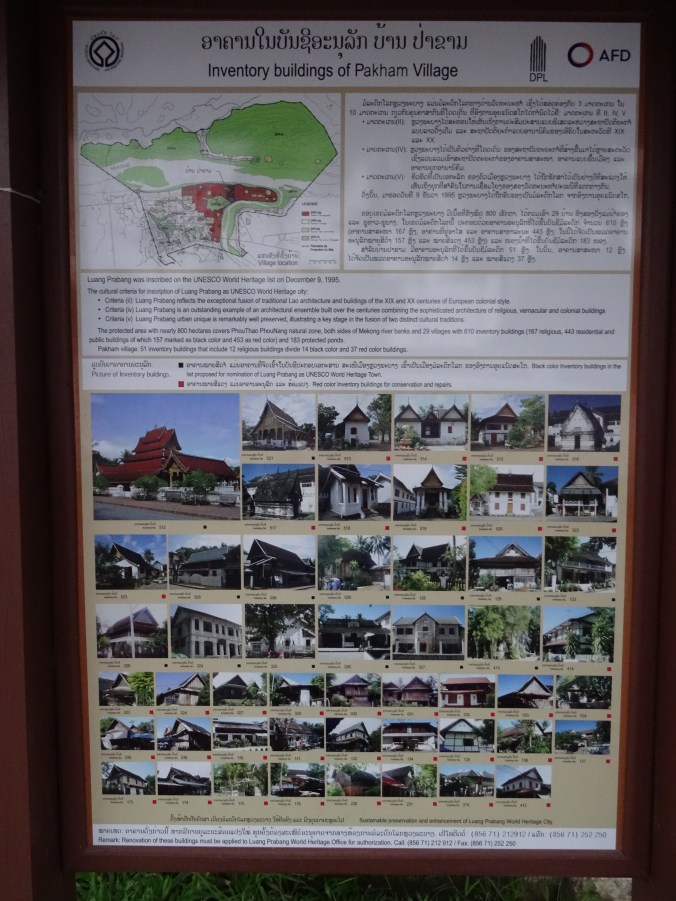 Pakham Village inventory, Luang Prabang