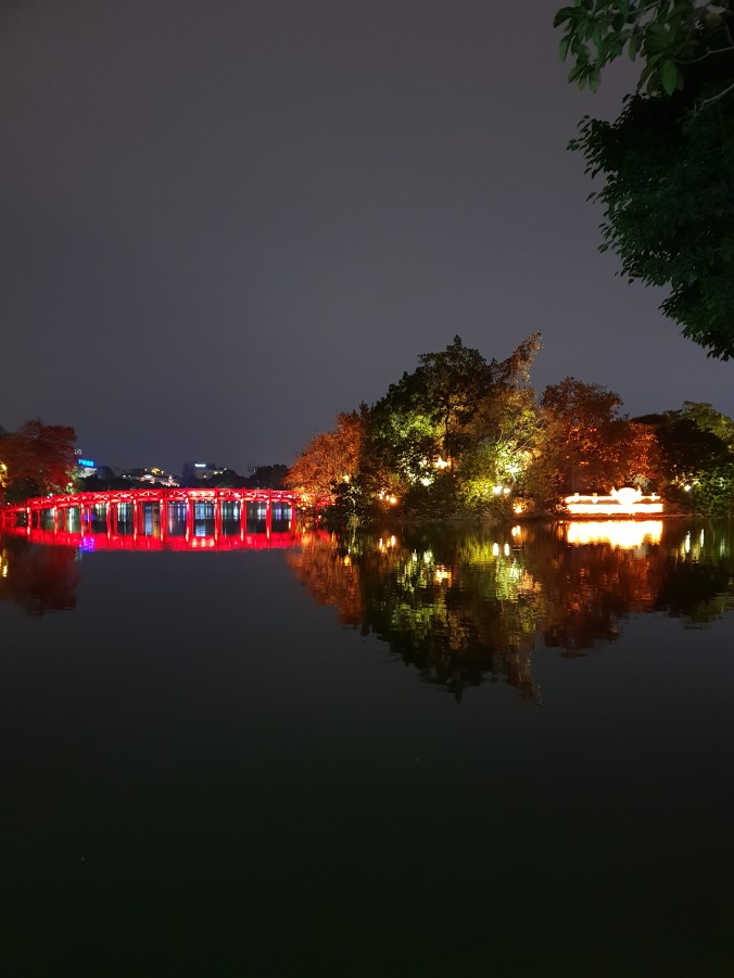 Hoan KIem Lake by night, Hanoi