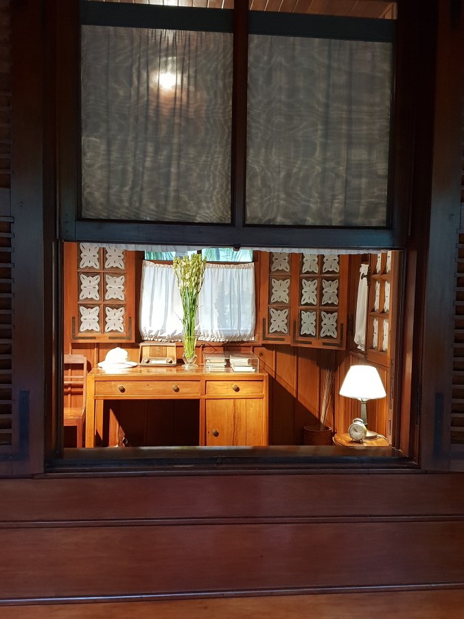 Inside Uncle Ho's stilt house, Hanoi