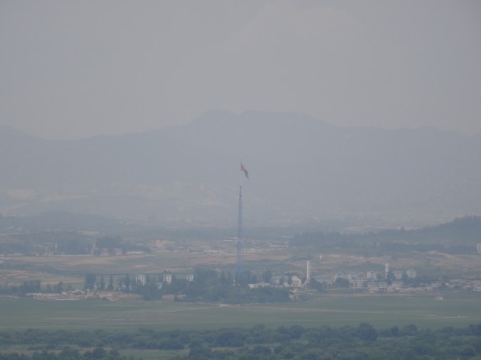 The view into North Korea