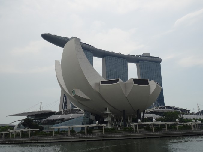 ArtScience Museum with Marina Bay Sands in the background, Singapore