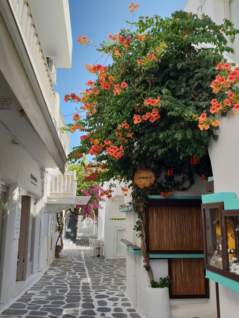 Streets of Naousa, Paros