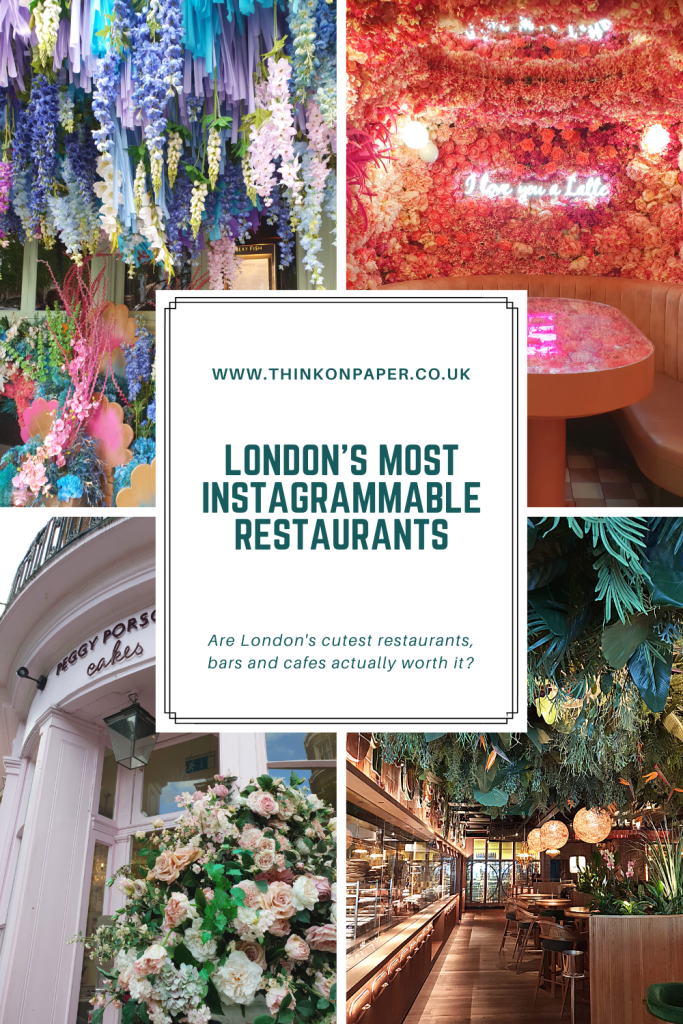 London's most Instagrammable restaurants